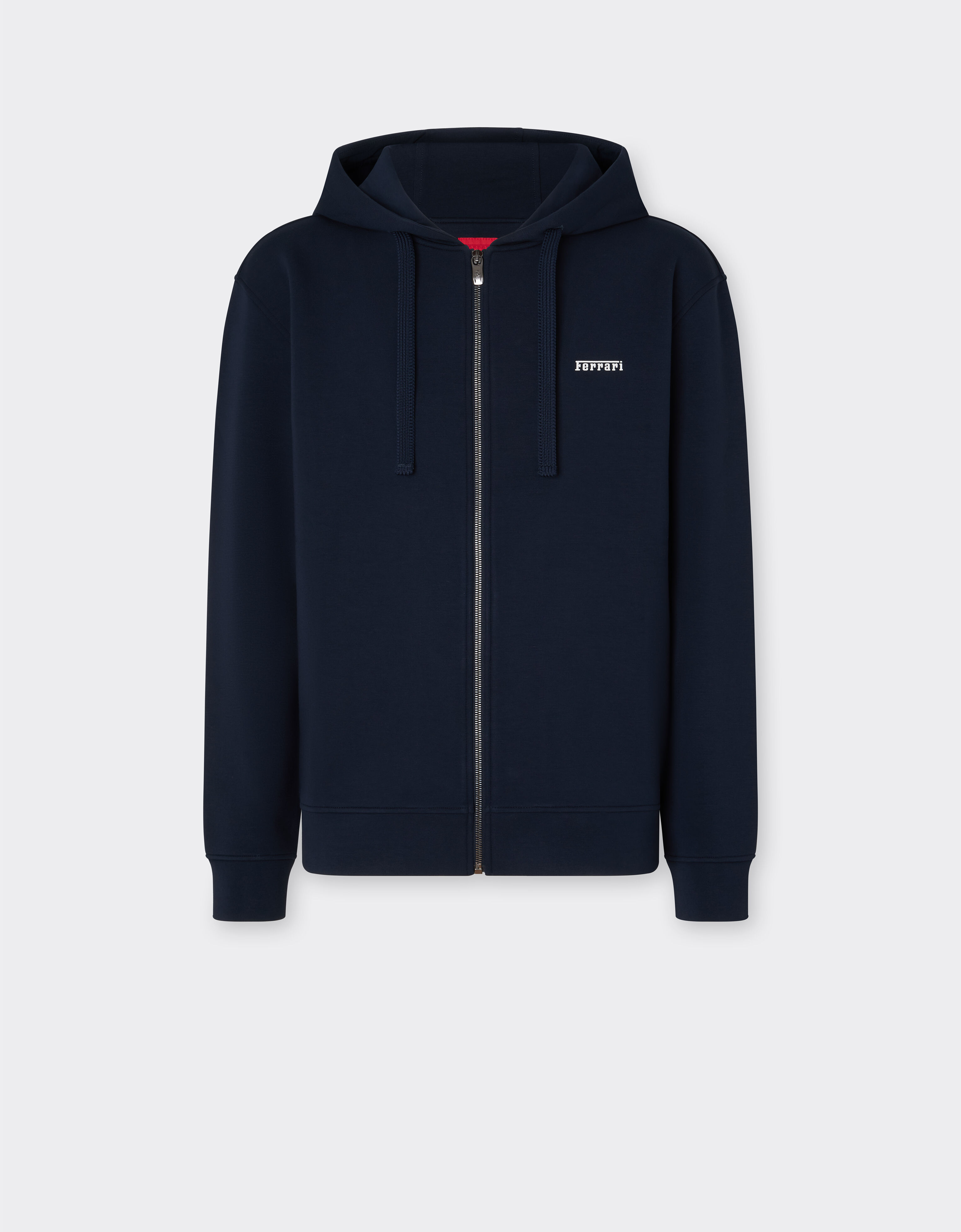 Ferrari Hooded sweatshirt in scuba Navy 51158f