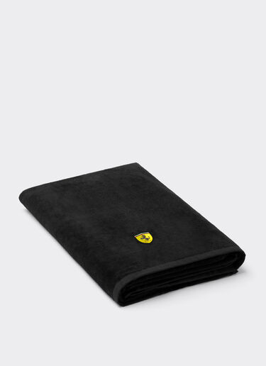 Ferrari Toalla de algodón de la Scuderia Ferrari Black SANBT0001JCO0074f