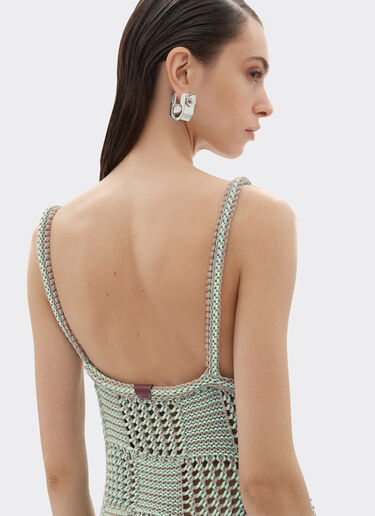 Ferrari 3D 棉质长款连衣裙 Granite Green 50123f