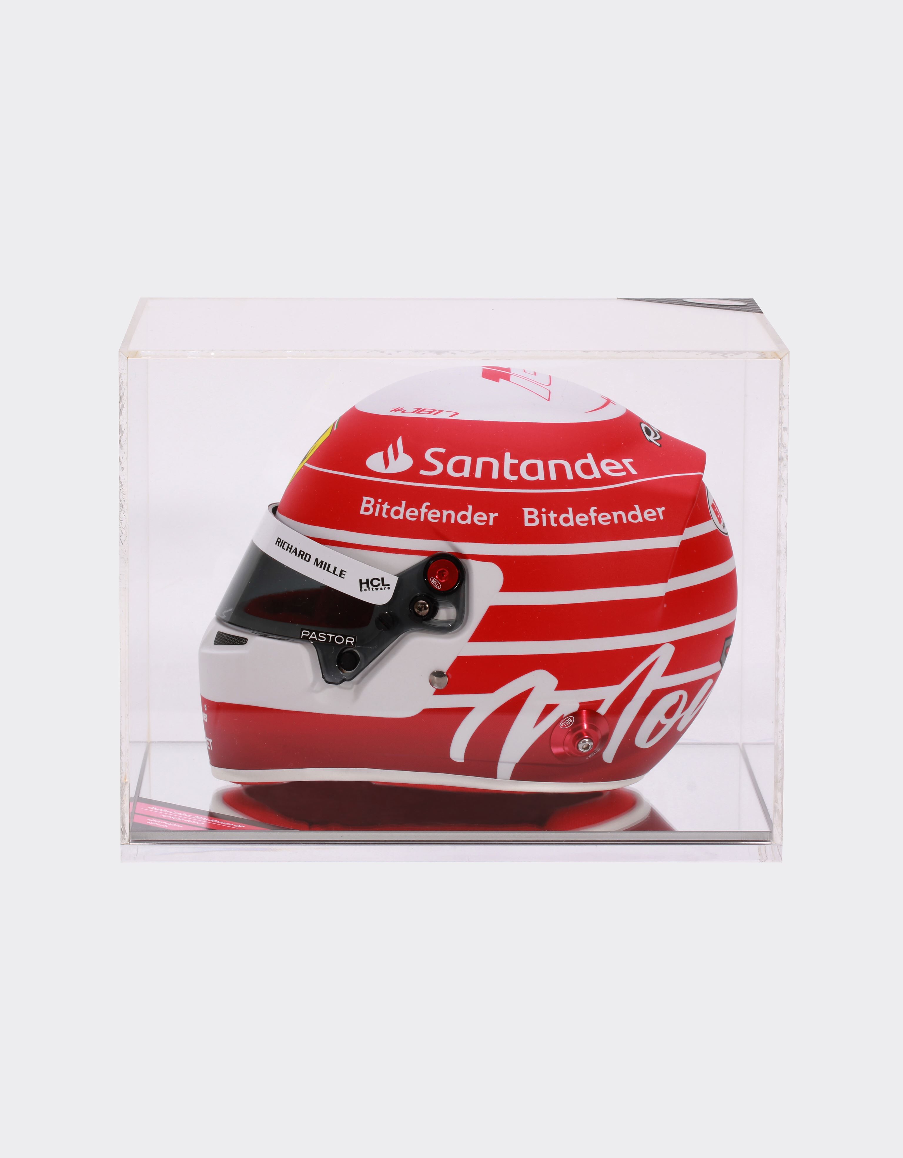 Ferrari 2023 Charles Leclerc mini helmet in 1:2 scale - Monaco Special Edition 红色 F0901f