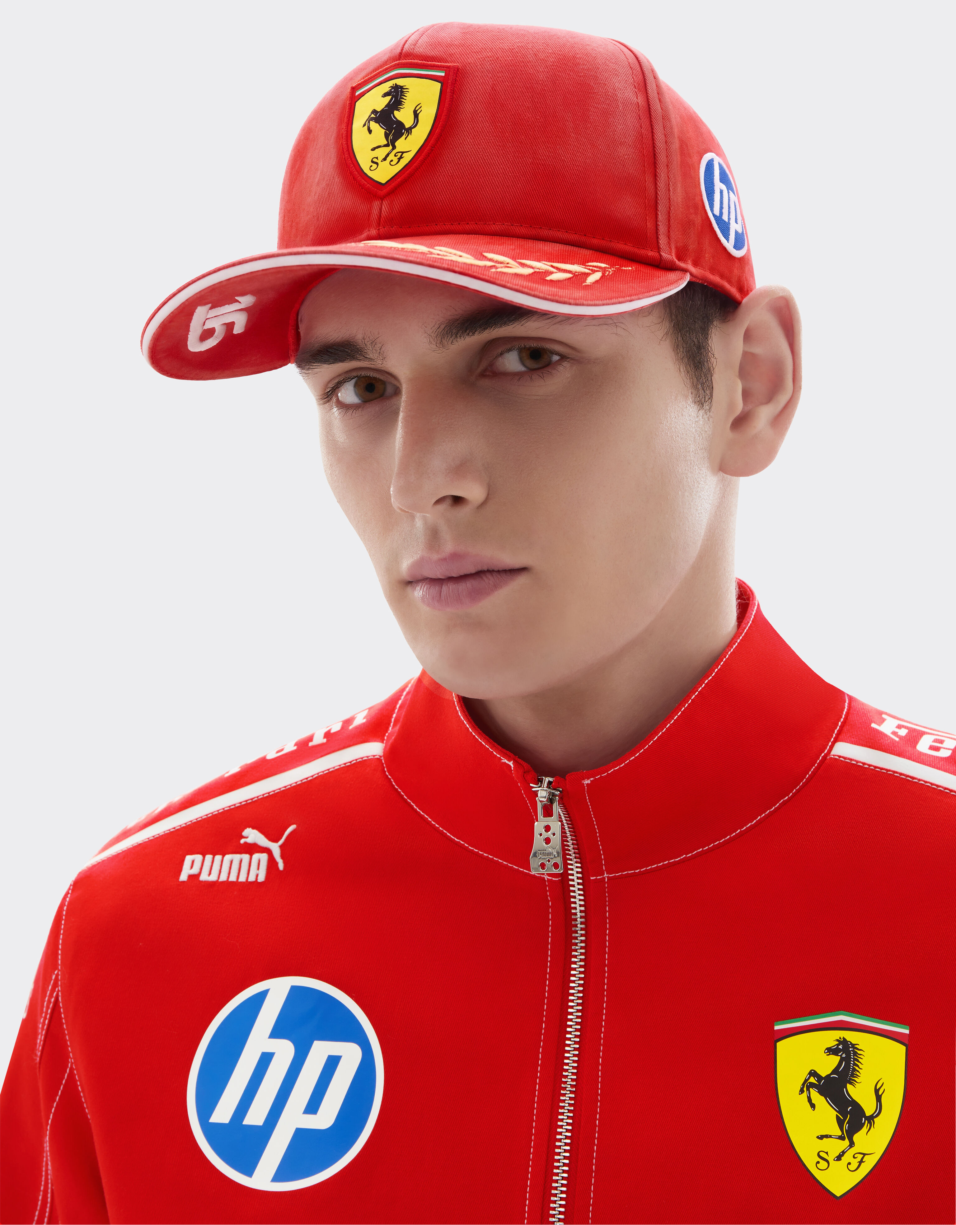 Ferrari Baseball cap Replica Leclerc per il GP di Monza 2026 Rosso LA0CP1136EXT0001f