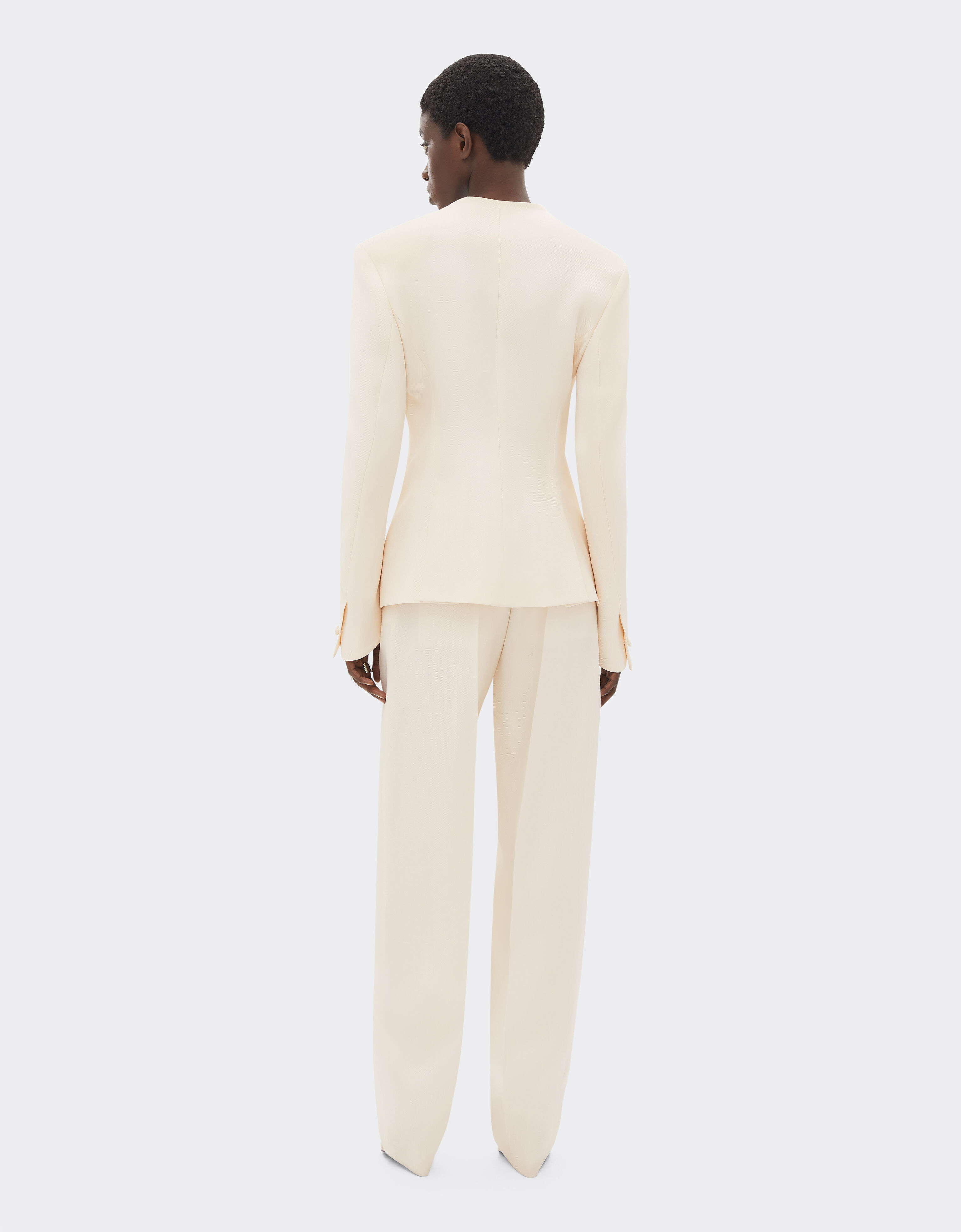 Ferrari 茧绸长裤 Avorio 51026f