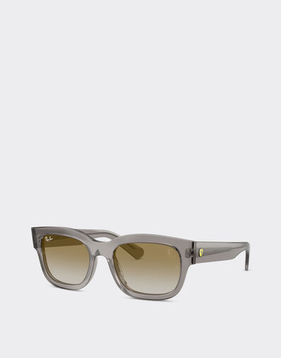 Ferrari Ray-Ban for Scuderia Ferrari RB2228M 透明灰色醋酸纤维镜框，搭配金色渐变浅棕色镜片 Ingrid LA0JXf