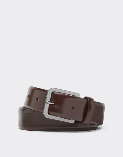 Ferrari Leather belt Espresso 49261f