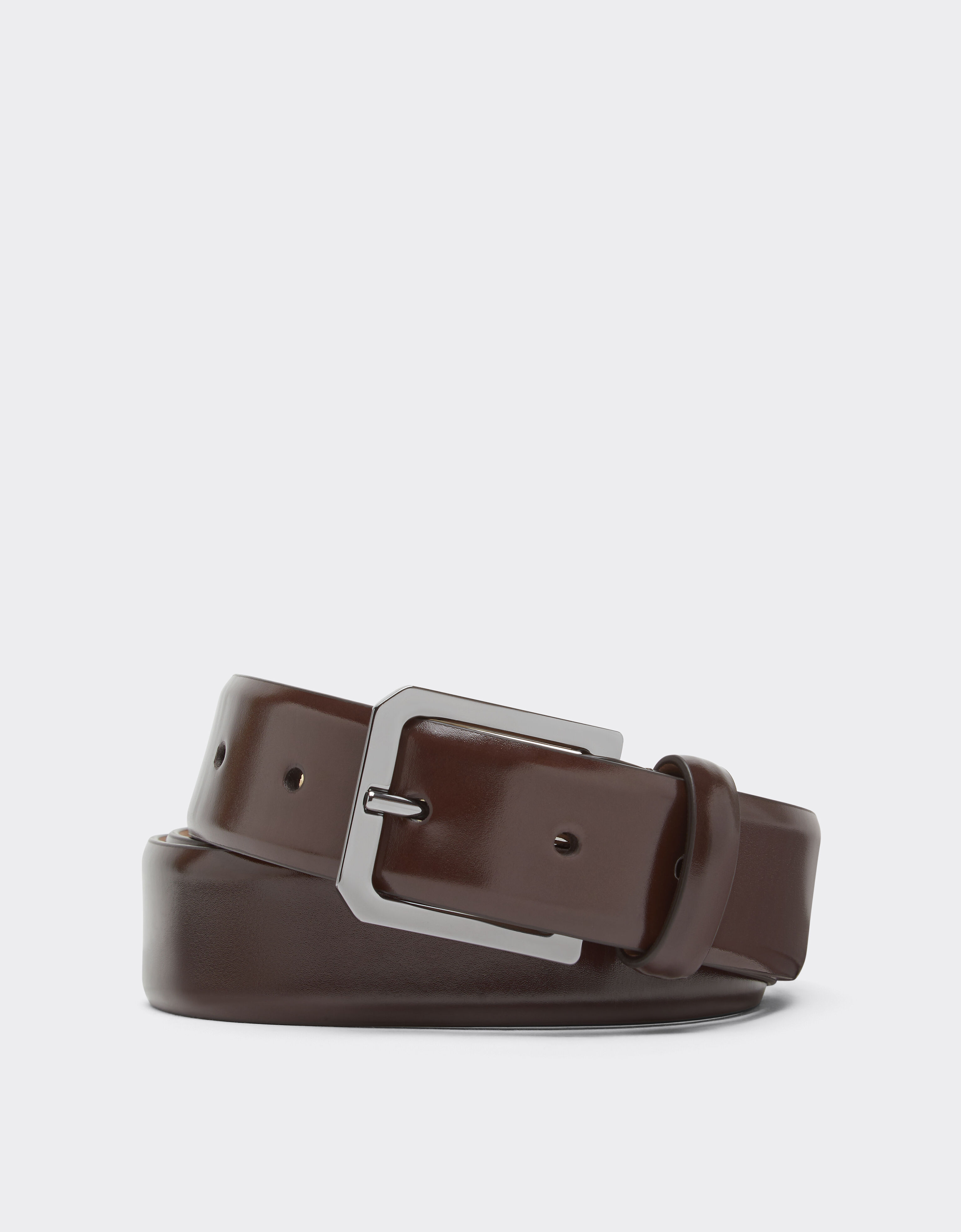 Ferrari Leather belt Espresso 49261f