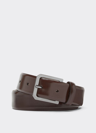 Leather belt Ferrari Leather belt Espresso 49261f