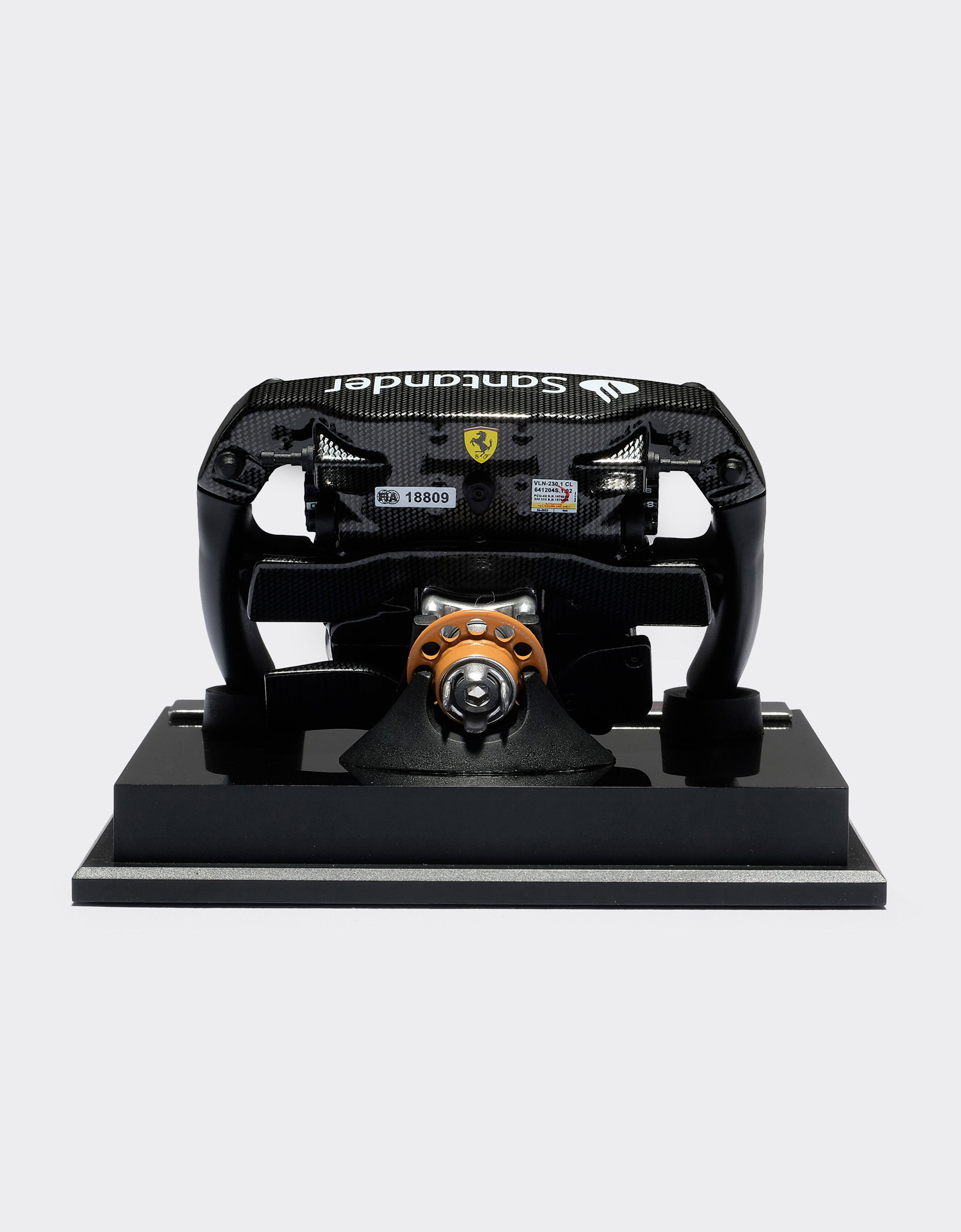 Ferrari 1:4比例法拉利SF-23方向盘模型 黑色 F1048f