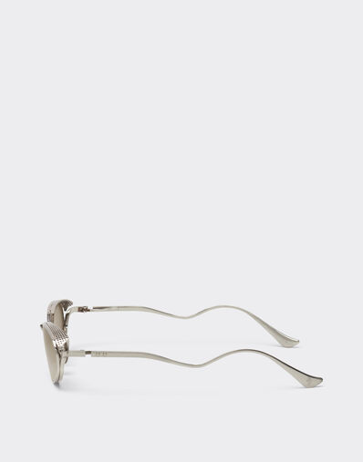 Ferrari sunglasses in silver-tone titanium with grey lenses Ferrari Ferrari sunglasses in silver-tone titanium with grey lenses Ingrid LA02Sf
