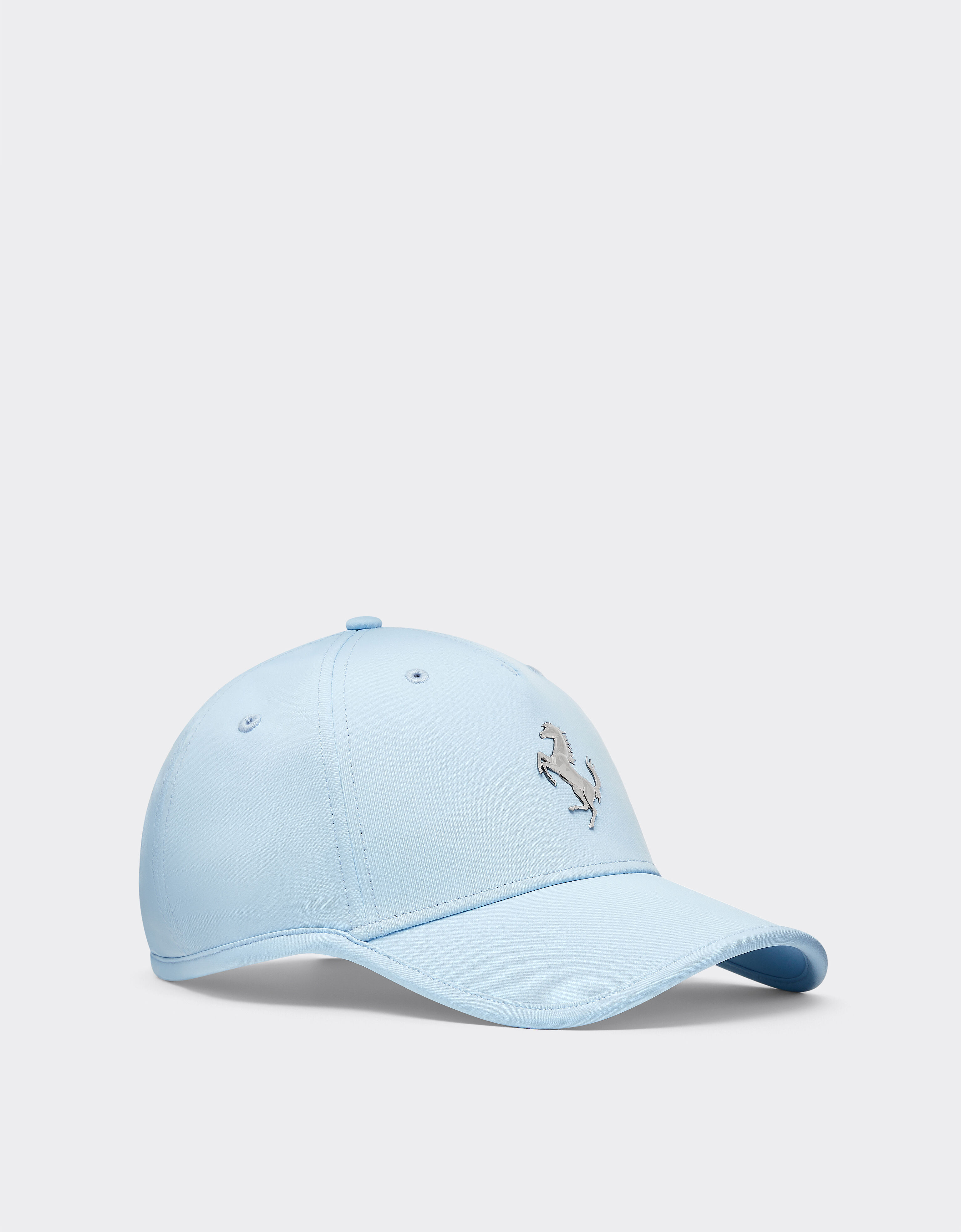 Ferrari Baseball cap with metal prancing horse Steel Blue 20815f
