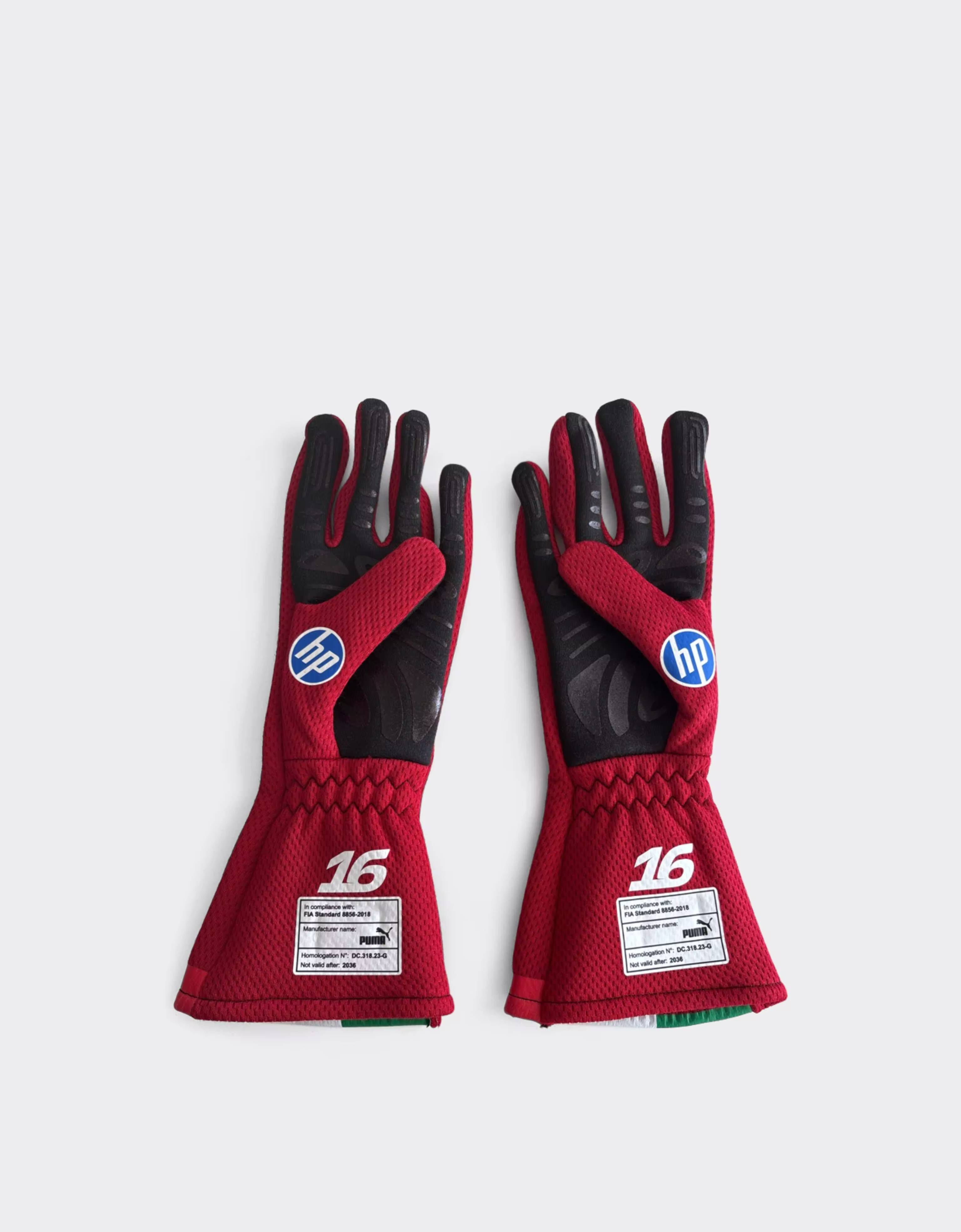 Gants de course Replica Leclerc pour le GP de Monaco 2026 Ferrari Gants de course Replica Leclerc pour le GP de Monaco 2026 Rosso LA0GL1083EXT0001f