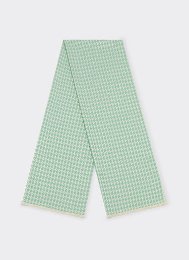 羊毛和真丝围巾 Ferrari 羊毛和真丝围巾 Granite Green 50611f