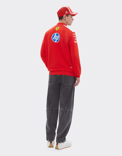 Ferrari Replica 2026 Puma for Scuderia Ferrari HP Half Zip Sweatshirt Red LA0H9f