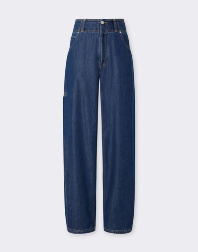 Ferrari Alcantara® 细节丹宁长裤 Blu Denim CDWTR0011DCO0014f
