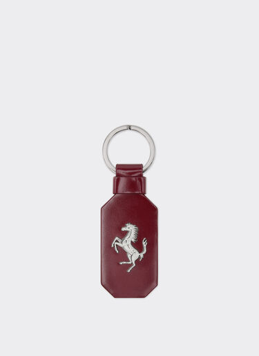 Ferrari Leather keychain with prancing horse Cherry 49240f