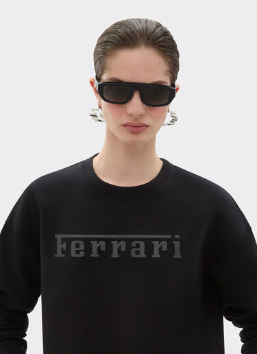 对比感超大法拉利字母徽标套衫 Ferrari 对比感超大法拉利字母徽标套衫 黑色 20296f