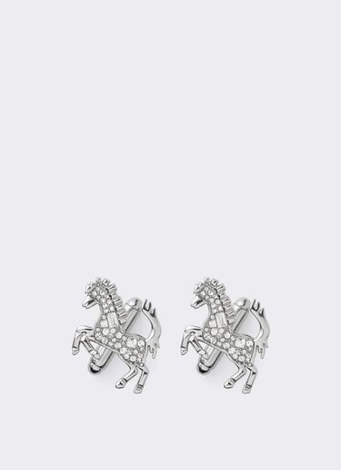 水钻跃马徽标袖扣 Ferrari 水钻跃马徽标袖扣 Silver CGMCF0002JU00005f