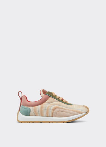 Ferrari 绒面革、纳帕皮革和尼龙训练鞋 Powder Pink 50765f