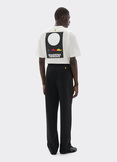  T-shirt with Scuderia Ferrari graphic Avorio SJMTH0003JCO0016f
