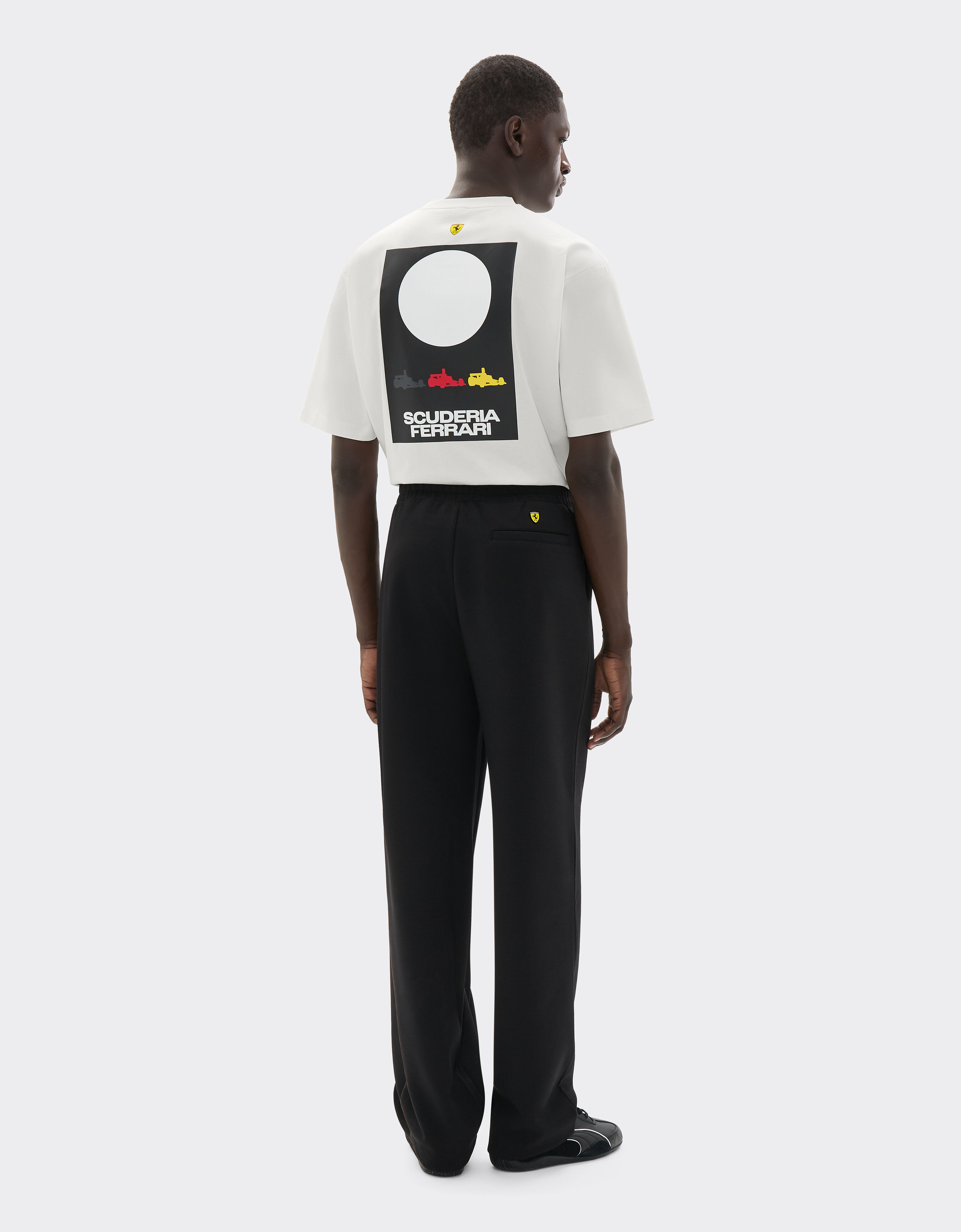  T-shirt with Scuderia Ferrari graphic Avorio SJMTH0003JCO0016f