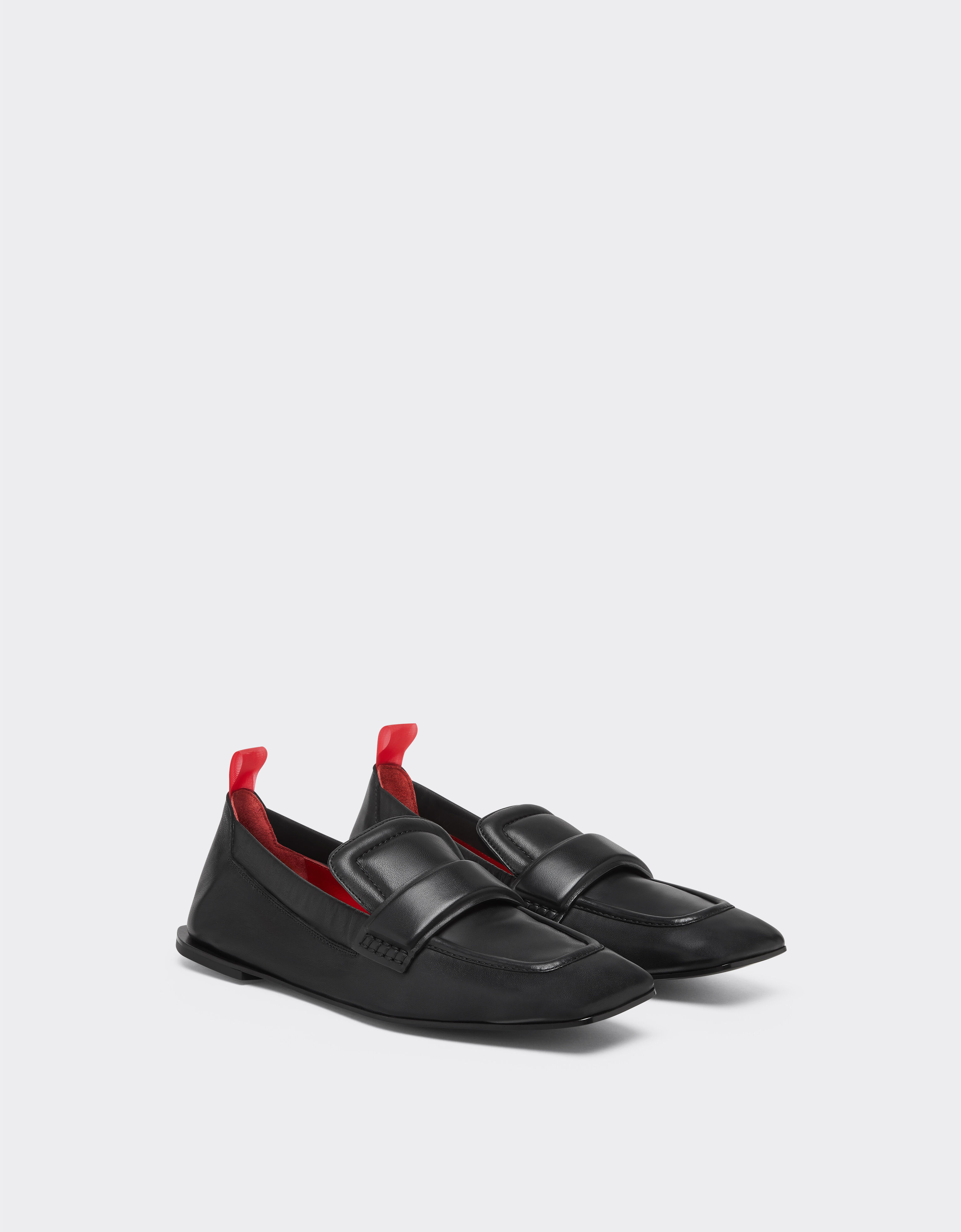 Ferrari 纳帕皮革驾车鞋 黑色 21746f