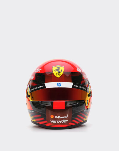 Ferrari 卡洛斯-塞恩斯迷你头盔（比例 1:2 - 西班牙特别版 2024 红色 F1342f