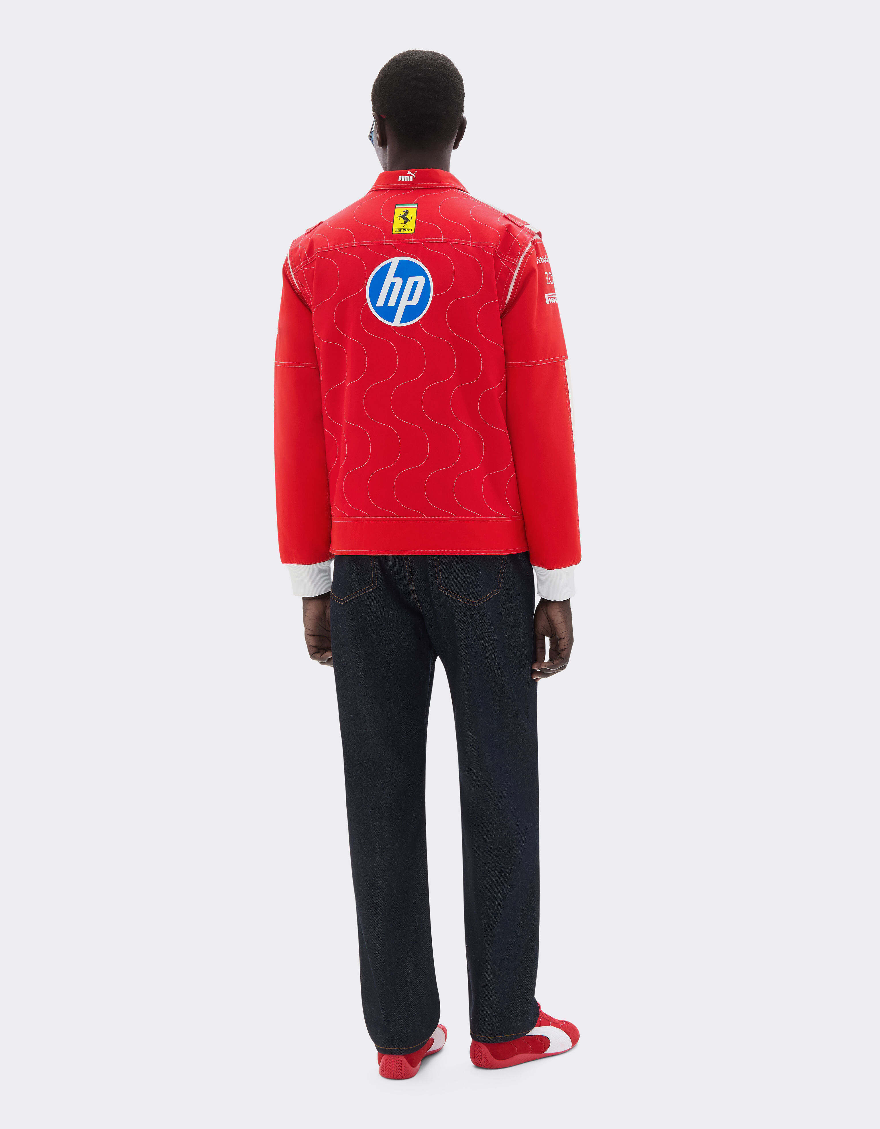 Ferrari Puma为法拉利HP车队2025年蒙扎大奖赛推出限量版复制夹克 Racing red LA0BXf