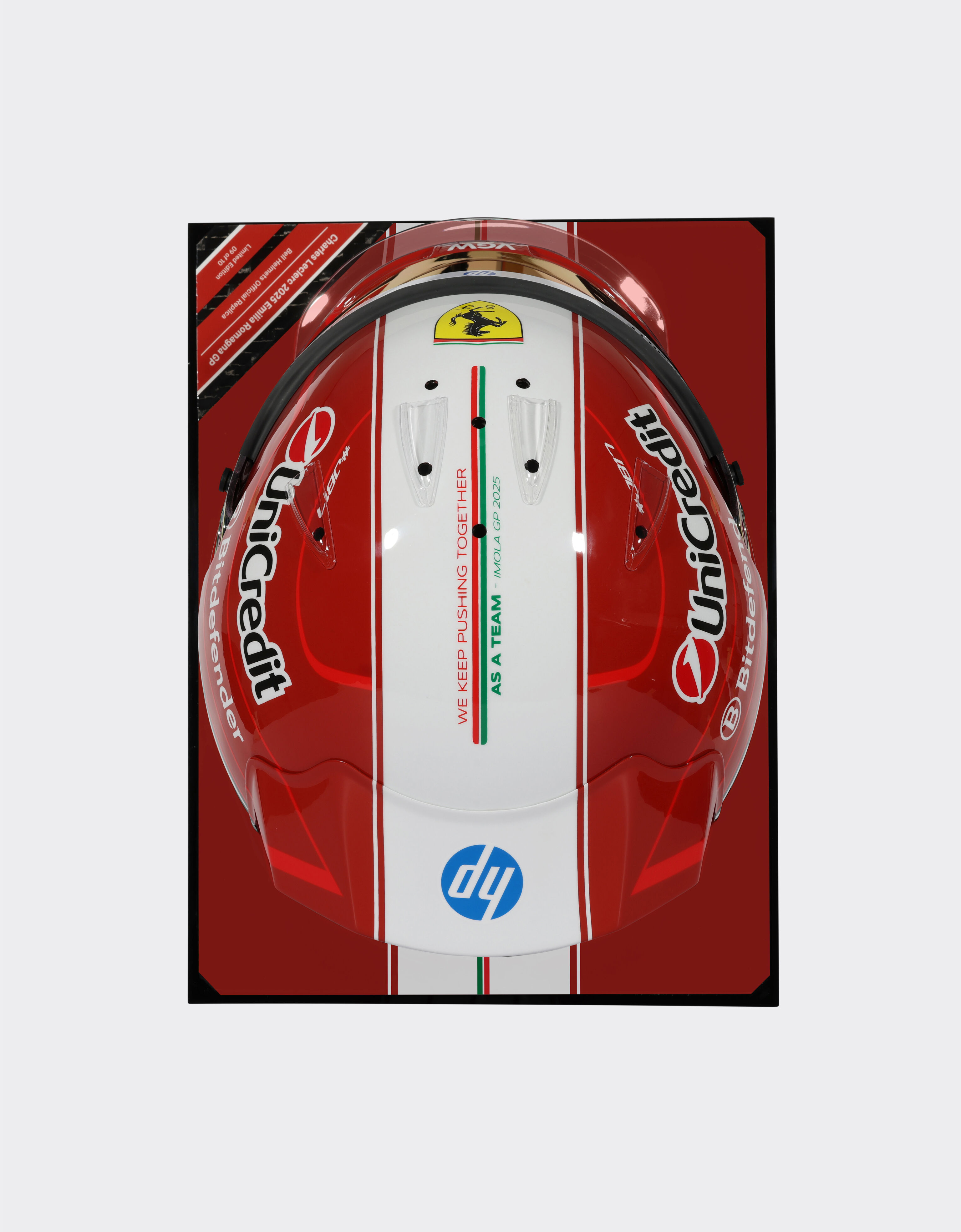 Ferrari 1:1比例 Charles Leclerc 伊莫拉2025特别版头盔 多色 LA07Hf