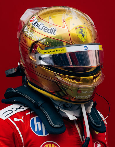 Ferrari Lewis Hamilton 1:1 Special Edition Helmet for the 2026 Singapore Grand Prix Multicolor LS0OT3065EXT0001f