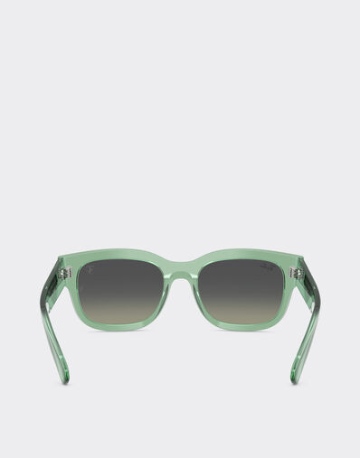 Ferrari Ray-Ban for Scuderia Ferrari RB2228M 透明绿色醋酸纤维眼镜，搭配灰色渐变镜片 Verde Albero LA0JIf
