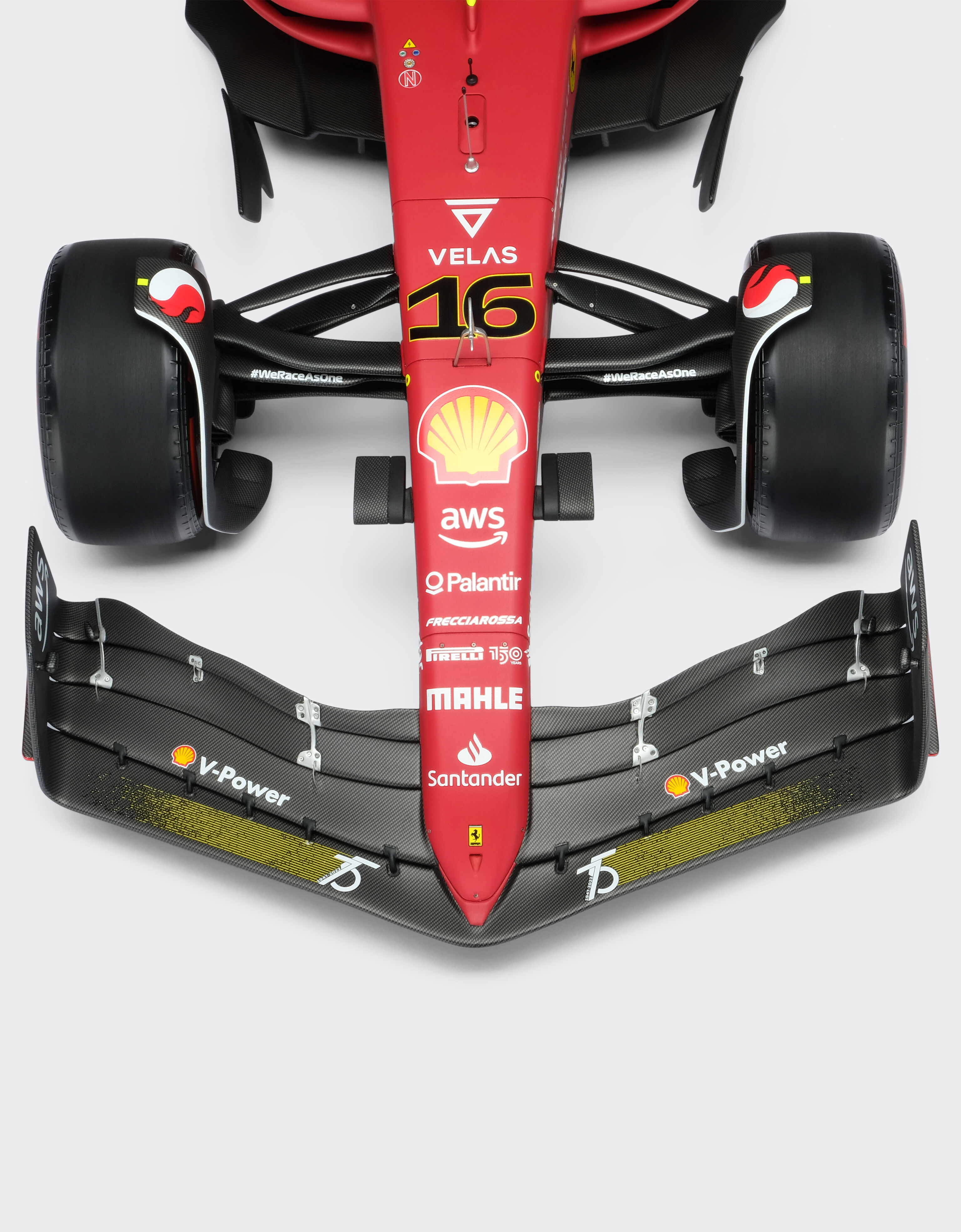 Ferrari 1:8 scale Charles Leclerc Ferrari F1-75 model Rosso Corsa 红色 F0883f