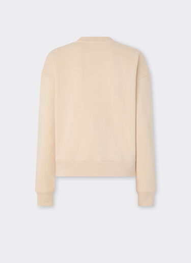 Ferrari 法拉利拼饰棉质卫衣 Powder Pink 50826f