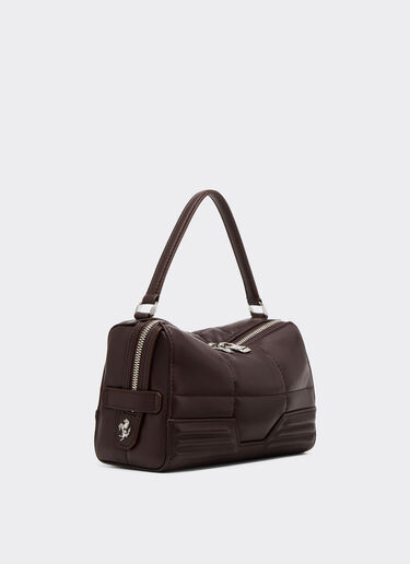 Ferrari 法拉利 GT Soft 绗缝皮革肩背包 Espresso 49770f