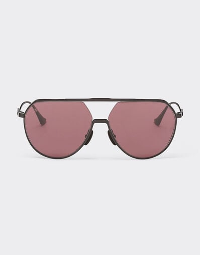 Ferrari 法拉利独家 Contrast Pro™ 镜片哑光黑色钛合金太阳镜 哑光黑 LA02Df