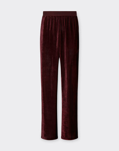 Ferrari Shiny corduroy pants Mahogany 22640f