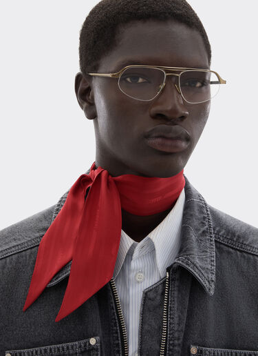 Mini shelley in silk twill Ferrari Mini shelley in silk twill Maison Red 50389f