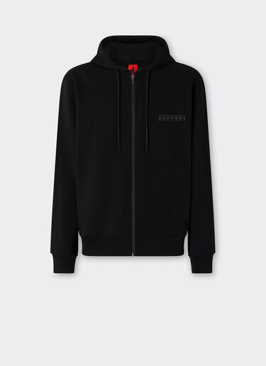 Ferrari 法拉利徽标连帽卫衣 黑色 20452f