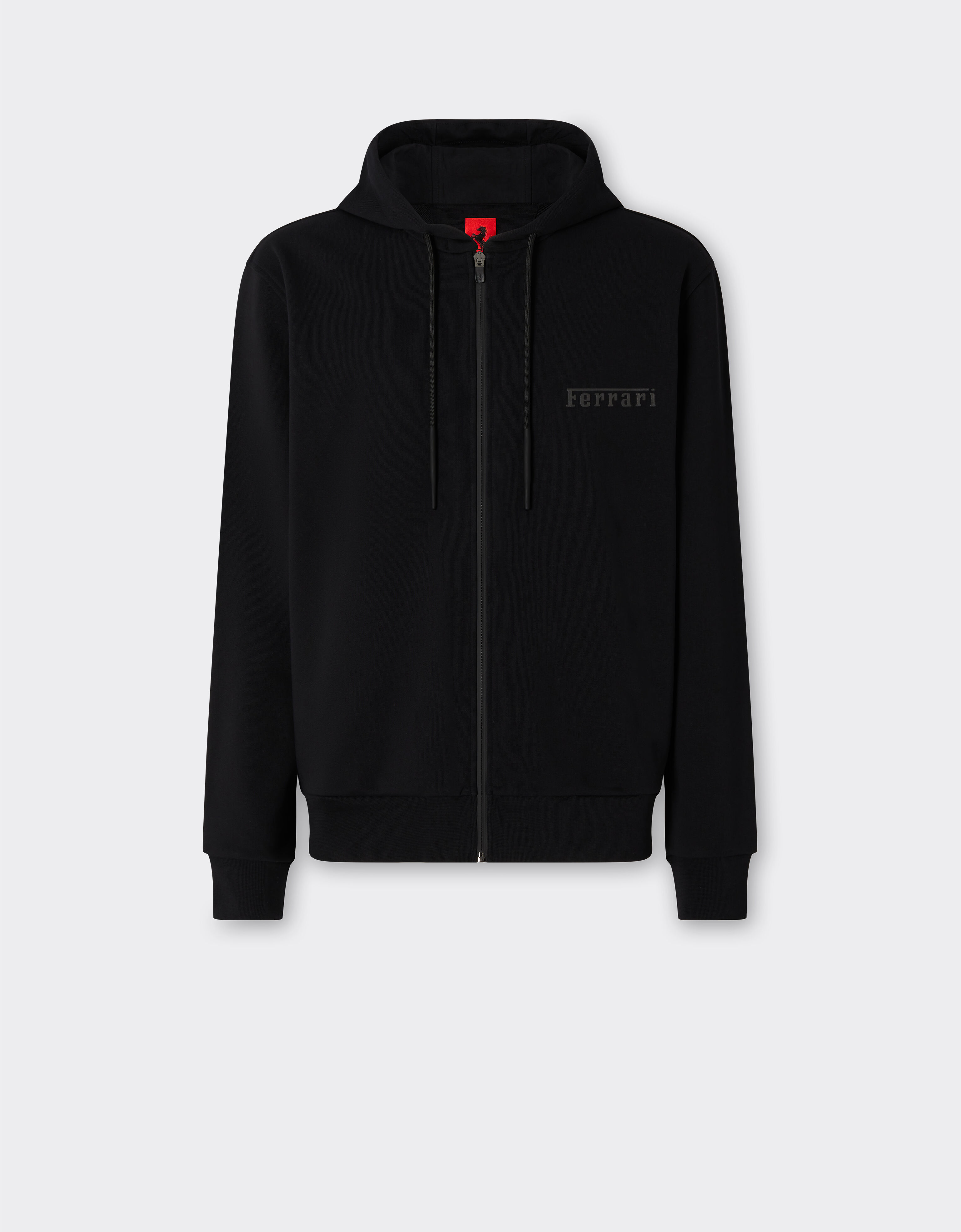 Ferrari 法拉利徽标连帽卫衣 黑色 20452f
