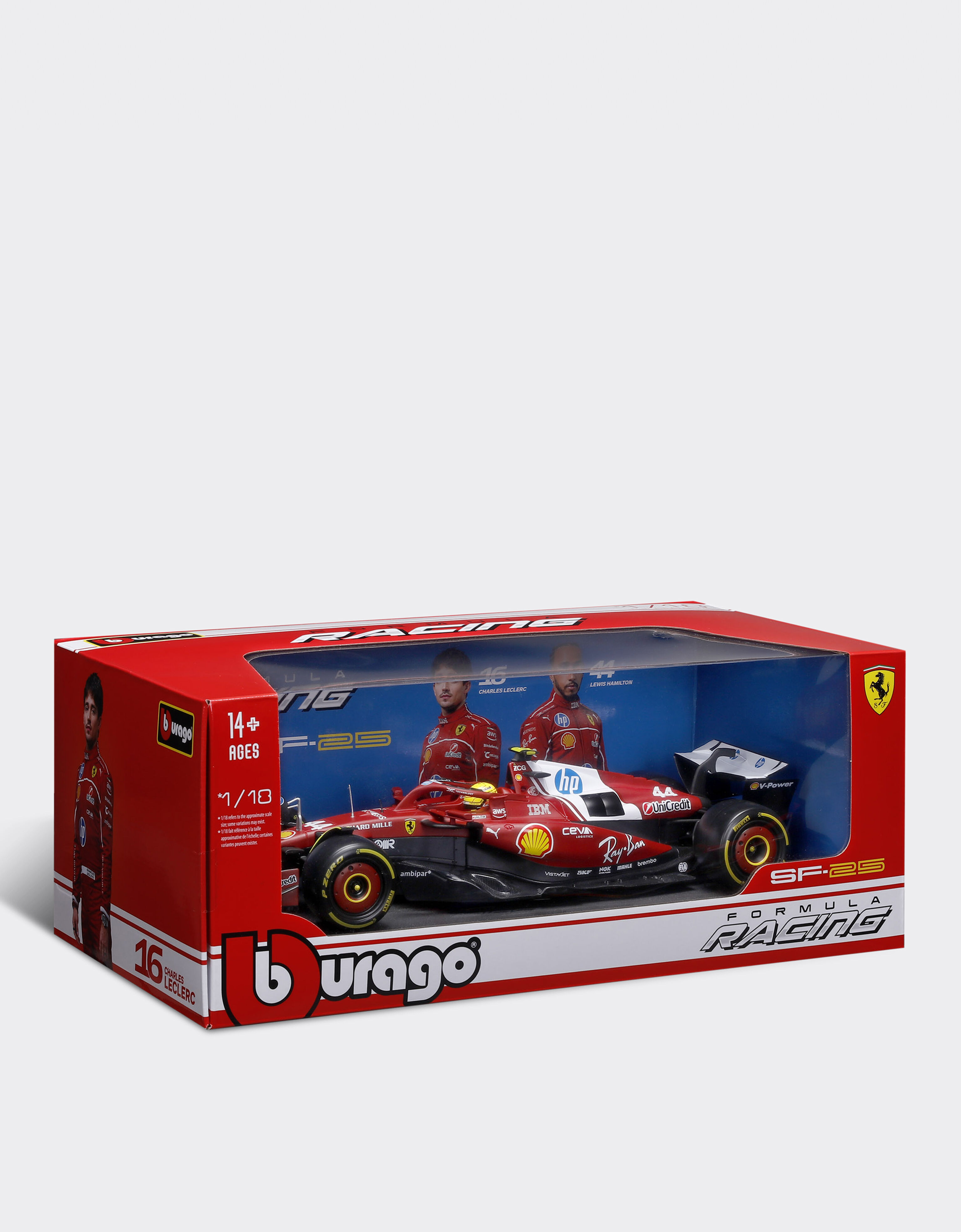 1:18 Scale Ferrari SF-25 Hamilton Model Ferrari 1:18 Scale Ferrari SF-25 Hamilton Model Rosso LO0R1336EXT0001f