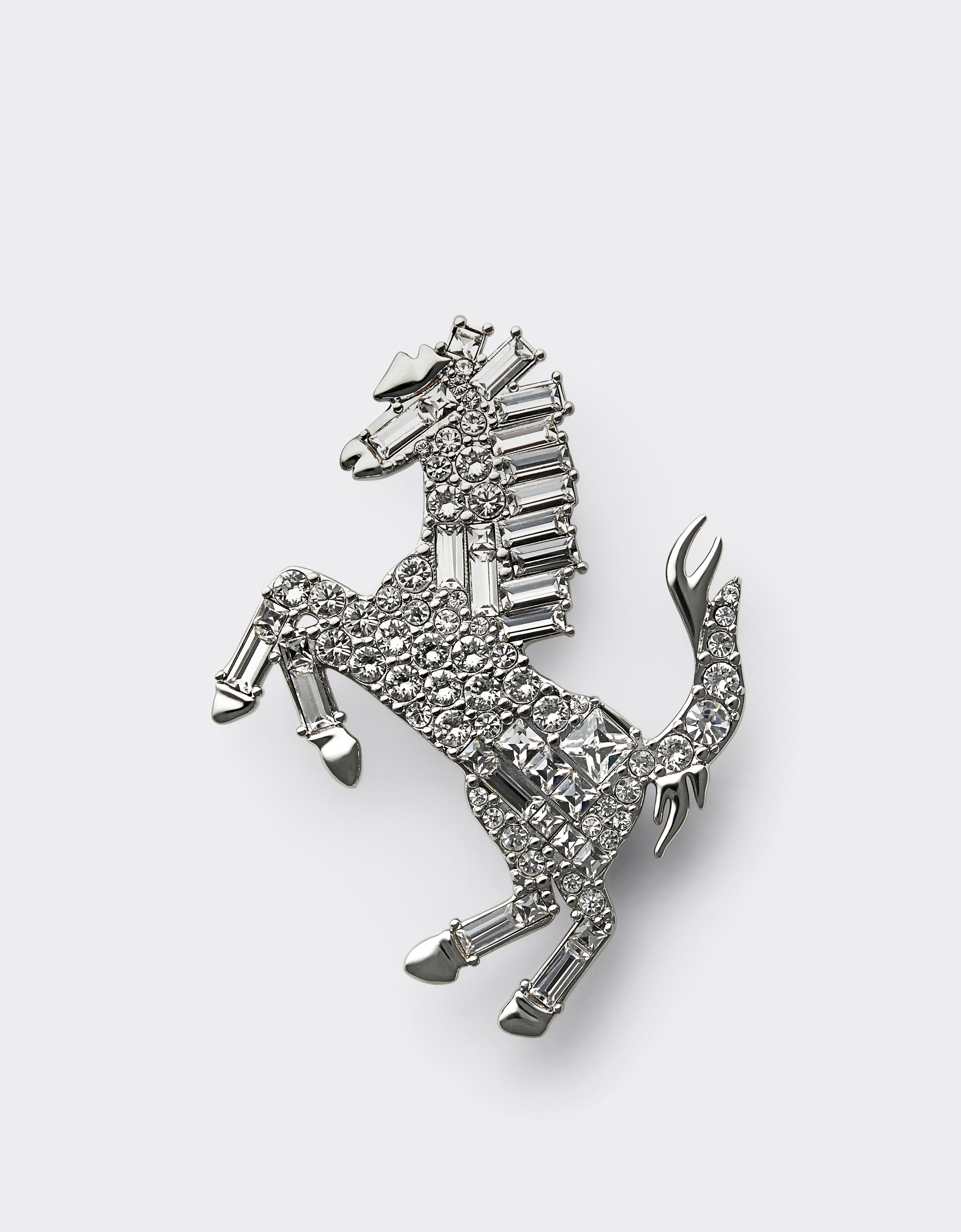 跳ね馬 ストラス ブローチ Ferrari 跳ね馬 ストラス ブローチ Antracite CGWSP0001JU00005f