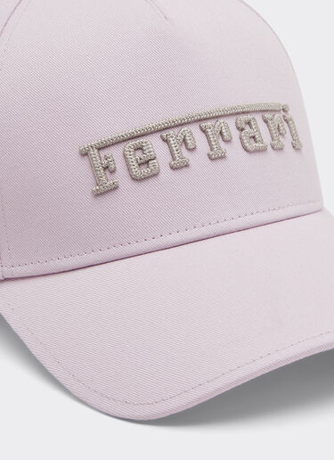 Baseball cap with embroidered Ferrari logo Ferrari Baseball cap with embroidered Ferrari logo Wisteria 22825f