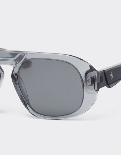 Ferrari sunglasses in ocean colour acetate with light blue lenses Ferrari Ferrari sunglasses in ocean colour acetate with light blue lenses Blu Scozia LA02Lf