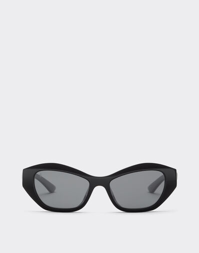 Ferrari Ferrari sunglasses in glossy blackacetate with black polarized lenses Nero LA0L2f