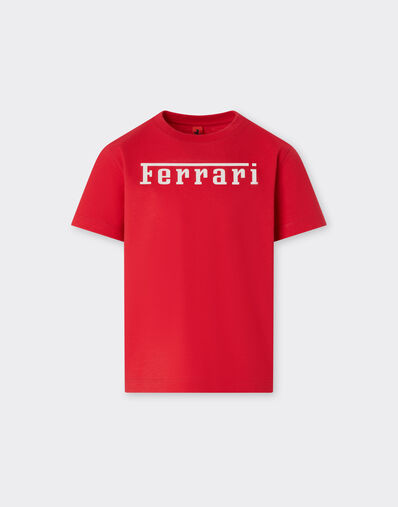 Ferrari 法拉利徽标棉质 T 恤 赛车红 22749fK