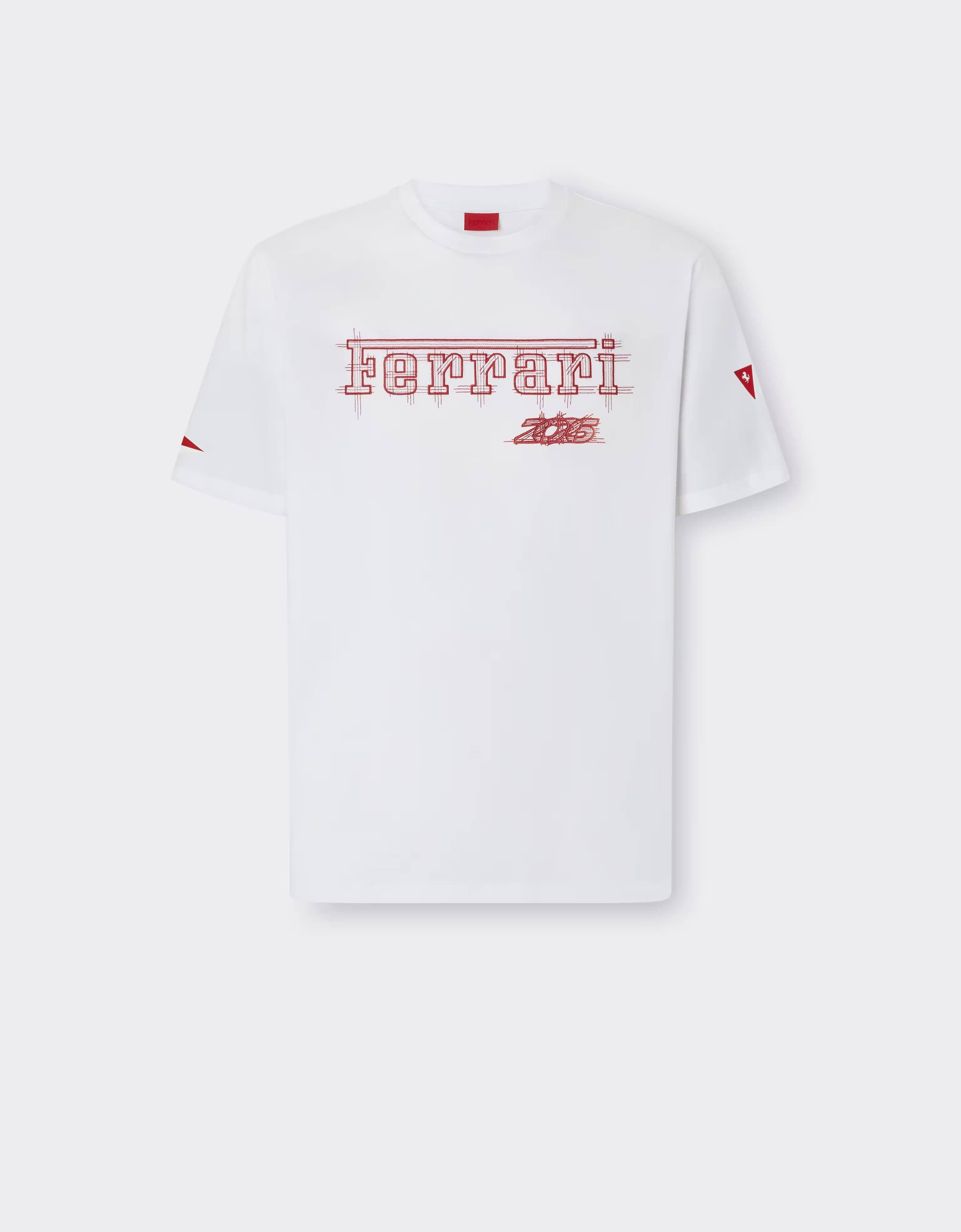 T-shirt Ferrari en coton pour le GP de Monaco 2026 Ferrari T-shirt Ferrari en coton pour le GP de Monaco 2026 Bianco CJMTH0039JCO0045f