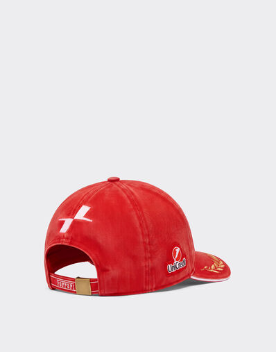 Ferrari Leclerc Replica Baseball Cap for the 2026 Monza Grand Prix Rosso LA0CP1136EXT0001f