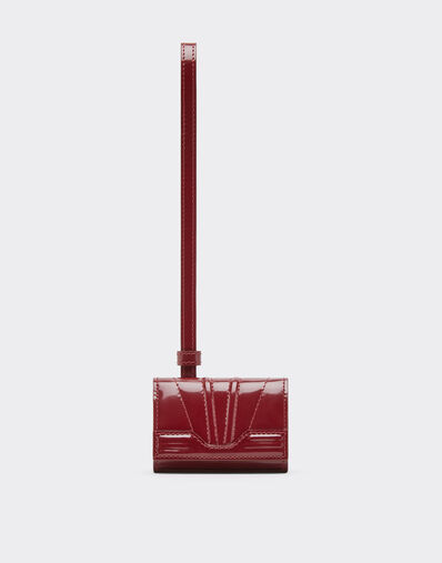 Ferrari Ferrari GT glossy leather earbud holder Cherry 49231f