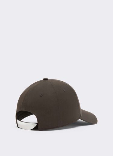Baseball-Cap aus Baumwolltwill Ferrari Baseball-Cap aus Baumwolltwill Caffè CANCP0007WCO0004f