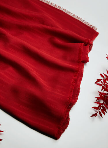 Silk scarf with micro Ferrari logo Ferrari Silk scarf with micro Ferrari logo Maison Red 50190f