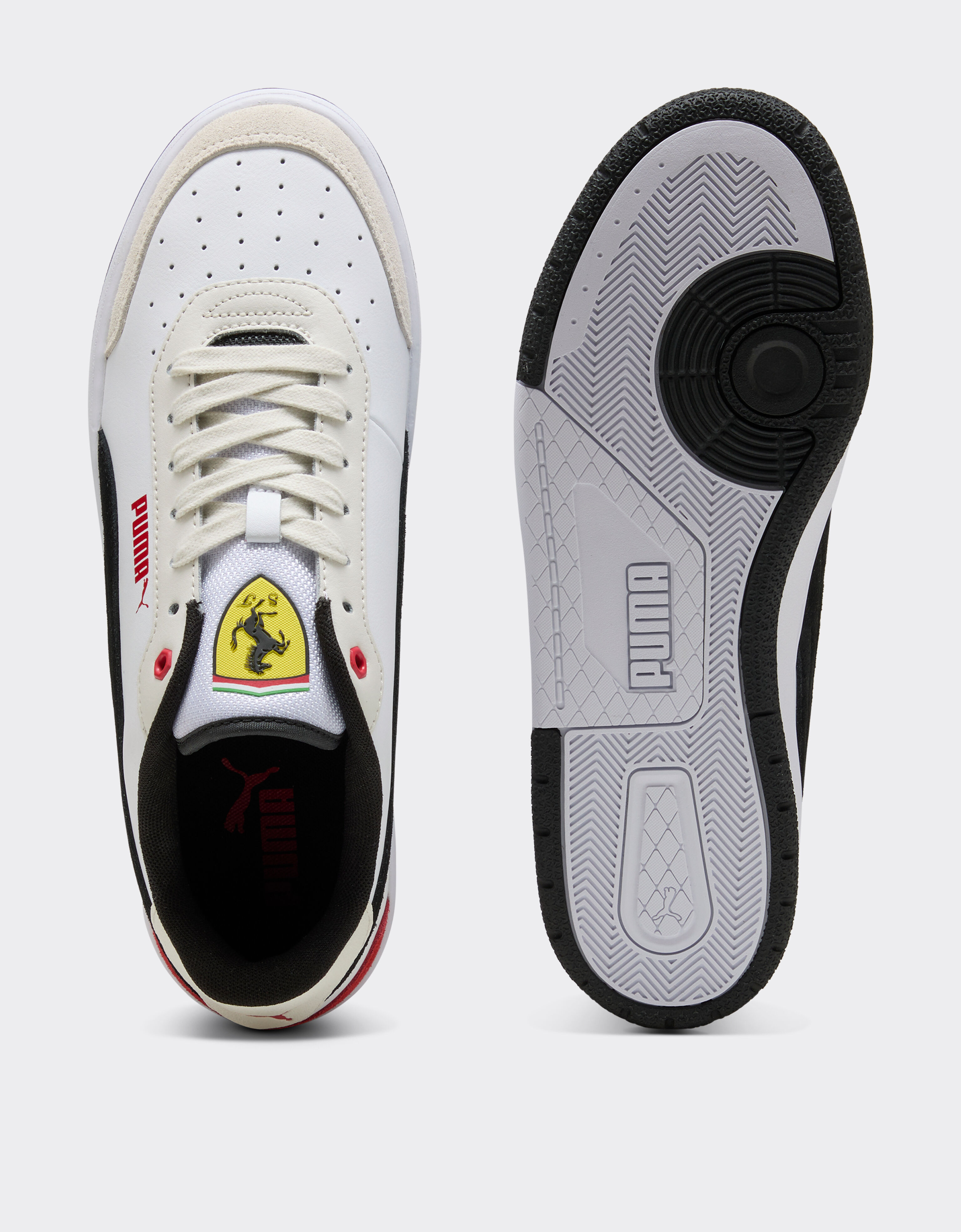 Ferrari Puma 呈现法拉利车队 CA Match 运动鞋 Optical White LA0B8f