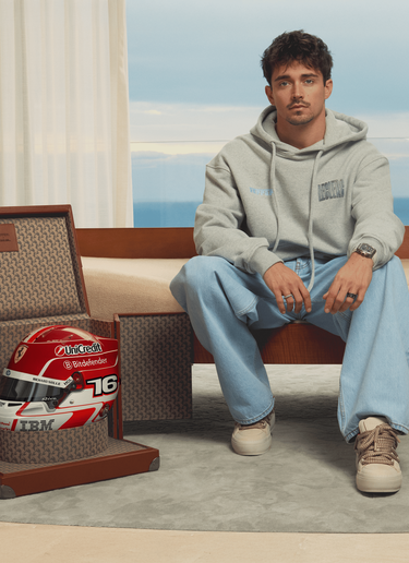 Ferrari 法拉利 x Charles Leclerc 连帽衫 混色灰 22767f